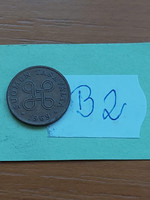 30 FT / DB FINNORSZÁG 1 PENNI 1969  B2