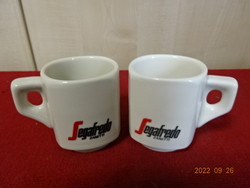 Segafredo coffee cup, cream color, diameter 5.5 cm. Two for sale together. He has! Jokai.