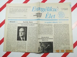 Régi retro újság - Evangélikus Élet - 1990. március 4. Születésnapra ajándék