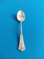 Silver decorative spoon mocha spoon