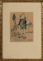 Mühlbeck Károly (1869-1943): Caricature, 
