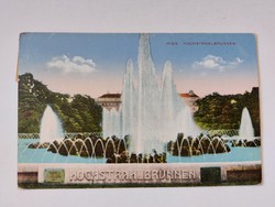 Old postcard 1916 Vienna postcard fountain