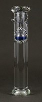 1M498 flawless sapphire 1 minute glass hourglass 16.5 Cm