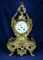 Gorgeous bronze mantel clock, French, ca. 1850!!!