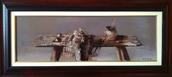Fejér Csaba Csendélet 30x80cm