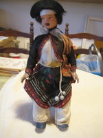Boy doll dressed in Spanish folk clothes, 35 cm
