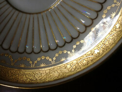 Antique English pattern gold-painted small plate - art&decoration