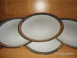 Bavaria mitterteich porcelain gold-edged small plate 6 pieces in one 19.8 cm (2p)