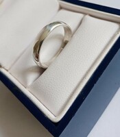 Ezüst női karikagyűrű