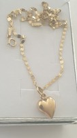 Beautiful gold necklace with pendant 14k