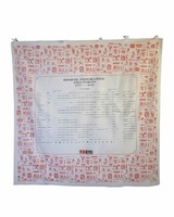 Tokyo 1964 Olympics scarf 76x76 cm. (3435) - Collector's item!
