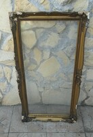 Antik üvegezett blondel keret 45 cm x 88 cm