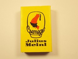 Retro reklám gyufa gyufásdoboz - Csemege Julius Meinl - 1990-es évekből