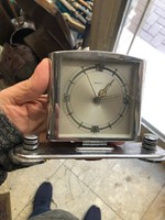 Mauthe art deco table clock, in good condition, 18 x 16 cm.