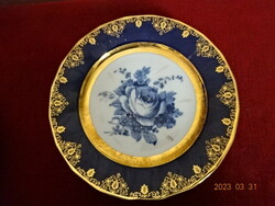 BOHEMIA  csehszlovák porcelán süteményes tál, átmérője 24,5 cm. Jókai.