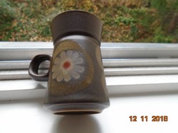 1964 Ikonikus "Arabesk Samarkand"kézzel festett angol Denby kerámia bögre Gillian Pemberton design