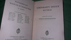 1900. Antik MAGYAR KLASSZIKUSOK : Vörösmarty Mihály munkái III. könyv a képek szerint FRANKLIN