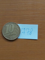 BRAZÍLIA BRASIL 10 CENTAVOS 2012   778