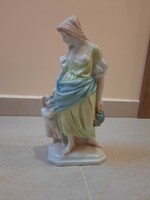 Herendi porcelán Anyaság, Anya gyermekével figura, Jubileumi pecséttel
