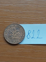 30 FT / DB NÉMETORSZÁG NSZK 1 PFENNIG 1950  D,  822