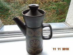 1964 ART-DECO IkonikusGill Pemberton design "Arabesk Samarkand"kézzel festett Denby nehéz kőporcelán