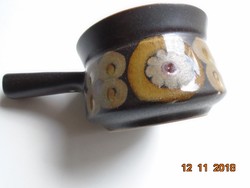 1964 ART-DECO Ikonikus Gill Pemberton design"Arabesk Samarkand"kézzel festett Denby nehéz kőporcelán