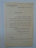 Za433.2 National unit - county secretary of Bihar - berettyóújfalu - letter of Károly Barcsay 1935