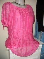 Silk, selyemtartalmú masnis ujjú felső