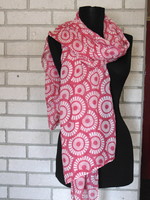 Scarf, stole with a decorative, striking pattern