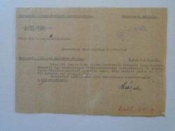 ZA432.6 Budapesti 1. honv. kerületi parancsnokság  Kósa Pál t. őrm. igazoltatása 1945