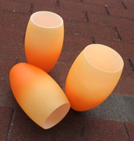 Orange lamp shade - glass lamp shade for dining room