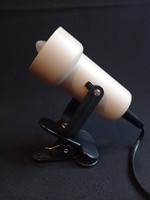 Retro metal clip-on workshop/table lamp
