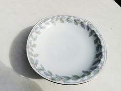 VINTAGE AUSTRIAN LEAF-PRINT FOOTED SERVING BOWL, 25 cm