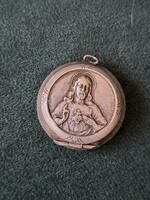 Vallási amulett,szelence,medál