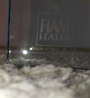 Olasz designer üvegasztal