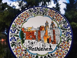 Bethlehem wall plate, 27 cm