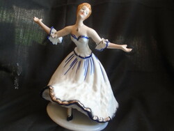 Balerina waledorf stilusú figura vitrin állapotban