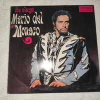 Mario del Monaco bakelit lemez,  LP
