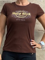 Hard Rock cafe női barna felső, póló