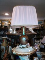 Zsolnay table lamp.