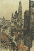 Northern European artist around 1920: dom
