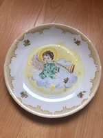 Andre Bagi porcelain plate 24cm, angel pattern