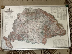 Overview map of all the forests of the Hungarian state for sale!
