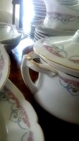 47-piece antique 12-person porcelain tableware - art&decoration