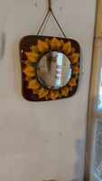 I discounted it! Large sunflower mirrored ceramic wall decoration