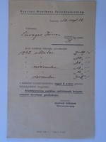 ZA433.17 Szarvas -Szarvasi Hitelbank - Süveges János  igazgatóság tag úrnak -1942