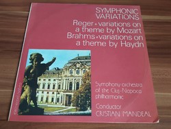 Szimfónikus variációk: Reger: Mozart variáció, Brahms: Haydn variáció, 1985