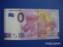 Germany 0 euro 2022 easter bunny chick eggs! Rare memory paper money! Unc!