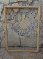 Unpainted wooden frame 52 x 71 cm