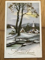 Régi Újévi képeslap